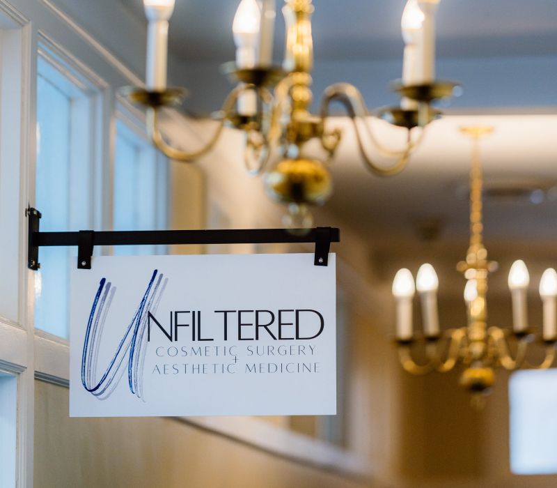 Sign for Unfiltered Cosmetic Surgery and Aesthetic Medicine