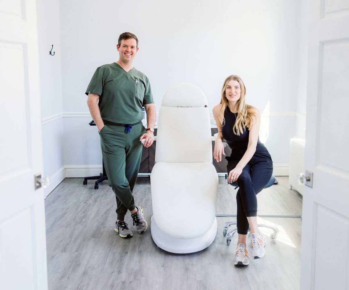 Medical professionals in a clinical setting.